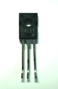 2SC4137 C4137 NPN Transistor 20V 100mA TO-126 Genuine SANYO part tested x 1 pcs - Picture 1 of 1
