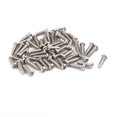 50pz M2.5x10mm Acciaio inox Phillips teglia rotonda Viti Autofilettanti - Immagine 1 di 2