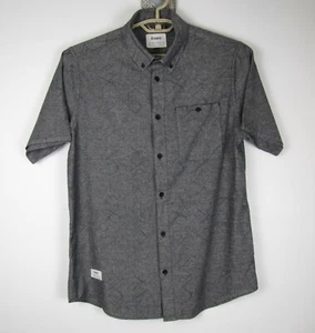 Altamont Men's Size Large Grey Cotton Short Sleeve Button Front Shirt - Picture 1 of 3