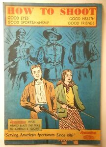 "HOW TO SHOOT" 1952 Remington Dupont Comic Book
