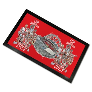 Hull KR Cup Winners 2025 Bar Runner Mat 2 Sizes Hull KR Man Cave Bar Gift - Picture 1 of 6