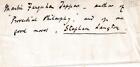 Martin Farquhar Tupper (Wrote Proverbial Philosophy)- Vintage Clipped Signature