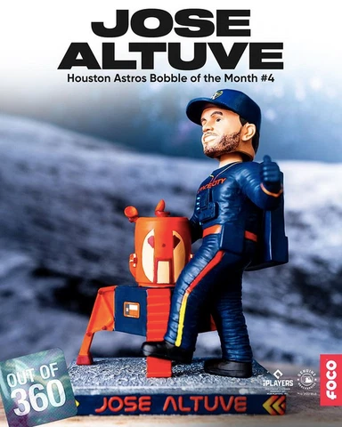 Jose Altuve Houston Astros Moon Landing 2022 City Connect Bobblehead - Ltd 360 Cover