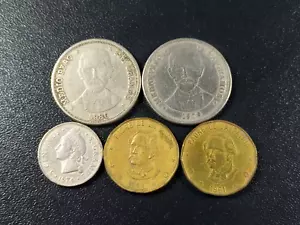 Lote de monedas pesos República Dominicana 1974-1993 (007) - Imagen 1 de 2