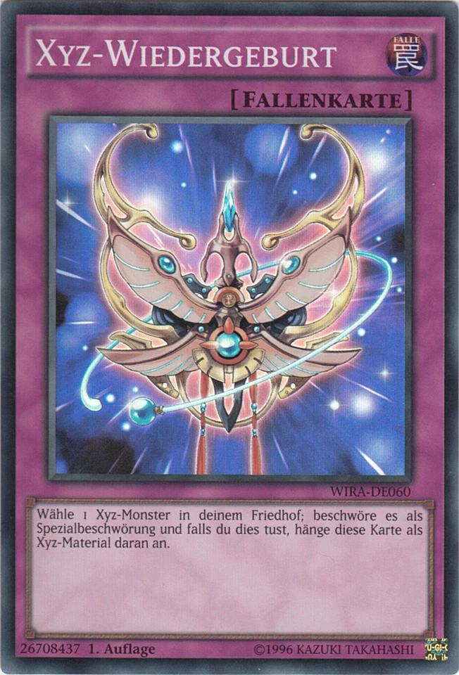 YU-GI-OH, XYZ-WIEDERGEBURT, SR, WIRA-DE060, 1. Auflage, TOP - Bild 1 von 1