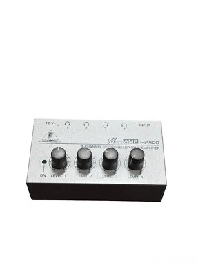 Behringer Micro AMP HA400 Ultra Compact 4 Channel Stereo Headphone Amplifier - Image 1 of 3