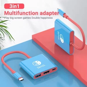 Für Nintendo Switch | mobile Docking Station | PD 100 W | 4K | USB 3.0 | Adapter - Bild 1 von 6
