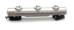 HO Tyco 60' 3 Dome Gulf Tank Car - Foto 1 di 5