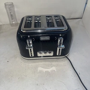 Breville VTT786-01 Curve 4 Slice Toaster 1650W - Black - Picture 1 of 3