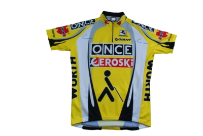 Maillot vélo rétro Giordana Once Giant - Photo 1/4