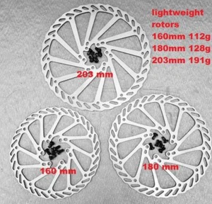 Bike Disc Brake Rotor ,160,180,203 mm Cycle Bicycle MTB ATB Mountain bike NEW - Picture 1 of 11