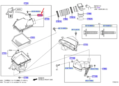 LEXUS IS MK3 Air Intake Flow Meter 222040V020 NEW GENUINE - Image 1 of 2