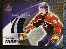 2003-04 SP Game Used Limited Threads Gold LTDH Dany Heatley #07/21