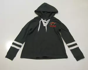 NEW Womens Official Licensed NHL MINNESOTA WILD Green Hoodie Sz Small S - Picture 1 of 2