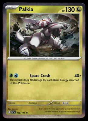 Palkia 136/191 SV08: Surging Sparks - Image 1 of 2