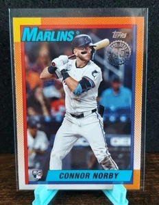 2025 TOPPS BASEBALL SERIES 1 Connor Norby RC #T90-33 1990 35th Anniversary - Picture 1 of 2