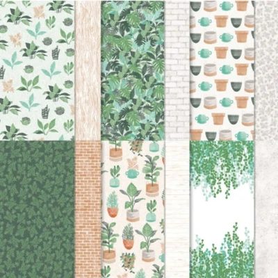 Stampin Up BLOOM WHERE YOU'RE PLANTED 12 x 12 DSP 12 Sheets Retired - Image 1 of 3