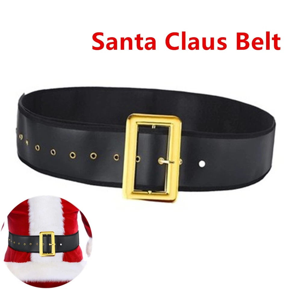 Cinturón de Papá Noel Accesorios de Disfraz Cintura Foto Accesorios Cinturón de Navidad Navidad Foto 1 de 4