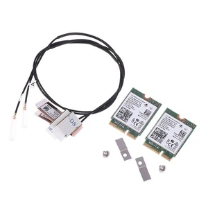9560NGW WiFi Card+Antenna 1733Mbps Wireless AC 9560 Dual Band 2.4G/5G BT 5.0 _cn - Bild 1 von 14