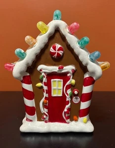 2008 Hallmark Gumdrop Gingerbread House Music Lights Battery Operated Christmas - Picture 1 of 9