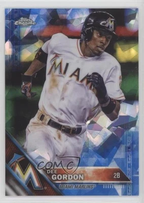 2016 Topps Box Set Chrome Sapphire Edition /250 Dee Gordon #147 - Image 1 of 2