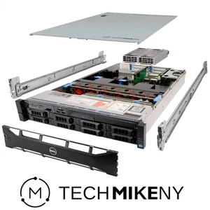 Dell PowerEdge R730 Server 2x E5-2640v3 2.60Ghz 16-Core 64GB RAM 8x Caddies - Picture 1 of 5