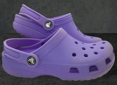 Sandalias Zueco Clásicas Unisex Crocs Junior Niños Púrpura Junior Talla 2 Foto 1 de 4