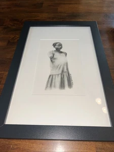FRAMED TALLE BAMAZI GENOCIDE PERSECUTION DRAW 10 X 6.25 PICTURE 13X 19 IN FRAME - Picture 1 of 7