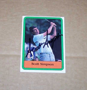 Scott Simpson Signed Autograph Card H2 - Picture 1 of 1
