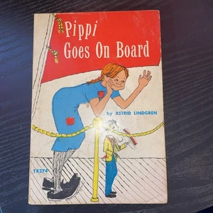Pippi Goes On Board Astrid Lindgren Scholastic Paperback 1970 TX2X4 - Picture 1 of 4