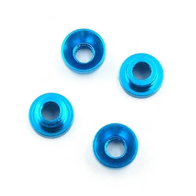 YEAH RACING ALUMINIUM SERVO UNTERLEG BEFESTIGUNGSSCHEIBE BLAU  # YA-0577BU - Bild 1 von 4