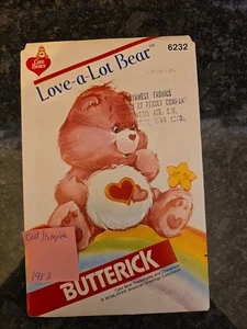Vintage Butterick 6232 Love-a-Lot Care Bear pattern Cut & Complete  - Picture 1 of 2