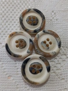 4 Multicolour 4 Hole Buttons Approx - 20 mm - Picture 1 of 3