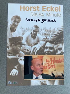 HORST ECKEL (†2021) DFB Weltmeister 1954 Autogrammkarte 10x15 Autogramm - Picture 1 of 1