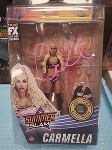 CARMELLA Autographed WWE Figure JSA Authentication - Picture 1 of 6