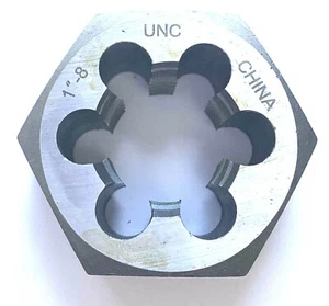 1"-8 HEX RETHREADING DIE - UNC - CARBON STEEL - Picture 1 of 8