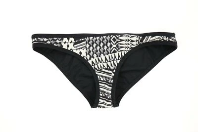 L Space 267291 Women Bikini Bottom Swimwear Black/White Size M - Image 1 of 3