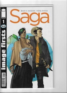 SAGA #1 ~ Fiona Staples Image Firsts Variant / Brian K Vaughan @2012 - Picture 1 of 1