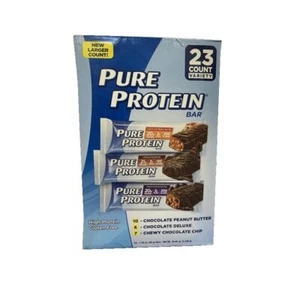 Pure Protein Bars, Variety Pack, 1.76 oz, 23-ct - Picture 1 of 2