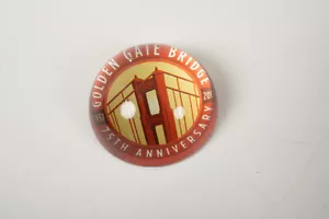 Golden Gate Bridge 75th Anniversary (B8C) Glass Paperweight (JSF6) 1937 to 2012 - Picture 1 of 6