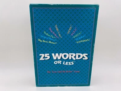 25 Words or Less Game 1996 Winning Moves Edition 100% Complete Pre-owned No.1006 - Image 1 of 4