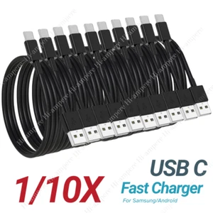 1/10Pack USB-C to USB-A Cable Fast Charger Type C Charging Cord Rapid Sync Lead - Picture 1 of 12