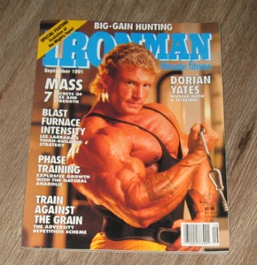 IRON MAN magazine September 1991 Dorian Yates VICKI SIMS Bertil Fox LEE LABRADA - Picture 1 of 1