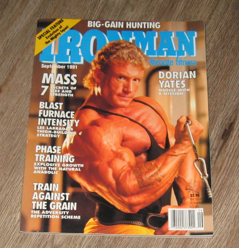 IRON MAN magazine September 1991 Dorian Yates VICKI SIMS Bertil Fox LEE LABRADA - Image 1 of 1