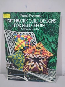 Frank Fontana Patchwork Quilt Designs for Needlepoint VTG Dover Pattern Book EUC - Picture 1 of 1