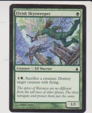Magic MTG Tradingcard Ravnica City of Guilds 2005 Elvish Skysweeper 162/306