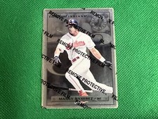 1996 Leaf Preferred Steel #77 Manny Ramirez Cleveland Indians