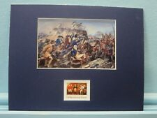 Benedict Arnold wounded at Battle of Bemis Heights & Saratoga stamp 