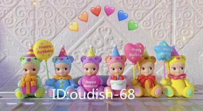 Подлинная фигурка Sonny Angel Happy Birthday мини-фигурки подтвержденная слепая коробка - Изображение 1 из 3