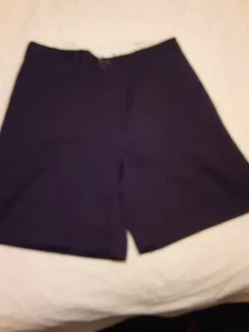Turnbury Shorts Mens Sz 34 Navy Blue Casual Flat Front 100% Cotton NWT - Picture 1 of 7